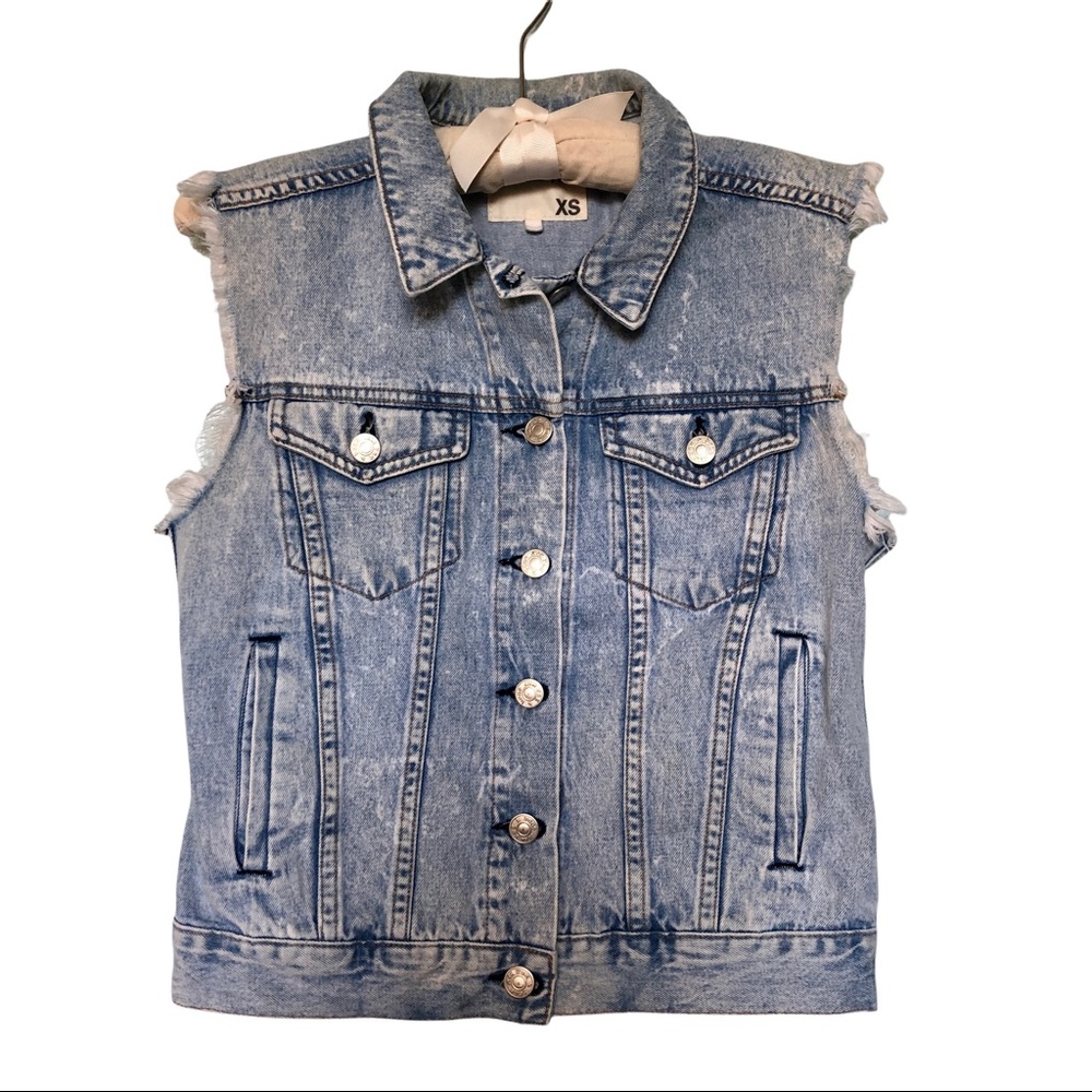 Rag & Bone Denim Vest, XS